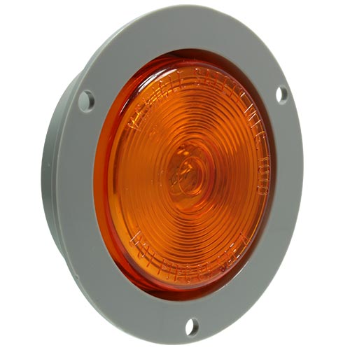 VSM1010AF 2.5-inch Amber clearance/marker lamp with flush mount flange