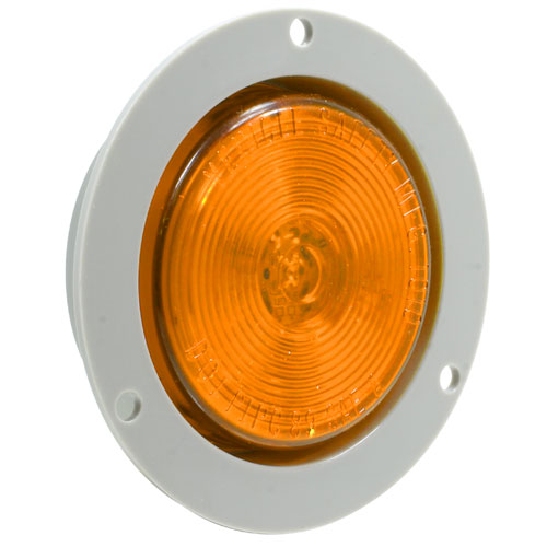 VSM1015AF 2.5-inch 4 diode amber flange mount clearance/marker lamp Reflex lens