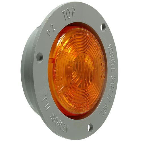 VSM1030AF 2-inch Amber clearance/marker lamp with flush mount flange