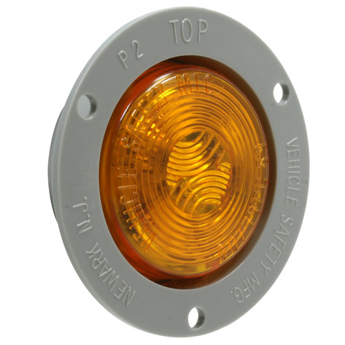 VSM1035AF 2-inch 4 diode Amber flange mount clearance/marker lamp