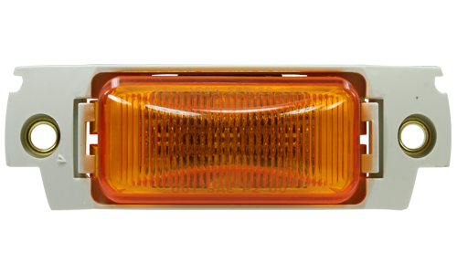 VSM1587AK 2.5-inch 3 diode amber clearance/marker lamp with VSM9387 header mount and VSM9122 pigtail harness