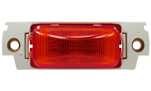 VSM1587K 2.5-inch 3 diode red clearance/marker lamp with VSM9387 header mount and VSM9122 pigtail harness