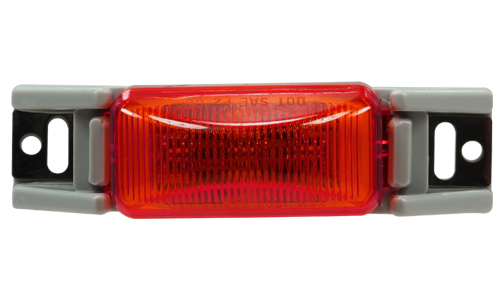 VSM1593K 2.5-inch 3 diode red clearance/marker lamp with VSM9393 header mount and VSM9122 pigtail harness