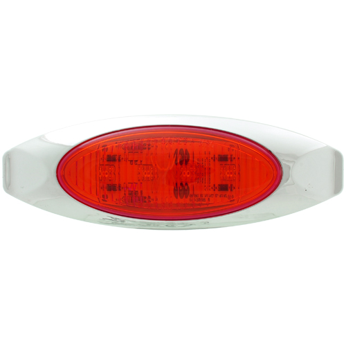 VSM2005 ML2K Red LED Lamp with Chrome Bezel