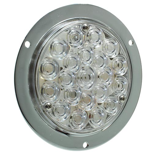 VSM3615W Flush Mount BOC Chrome Lamp