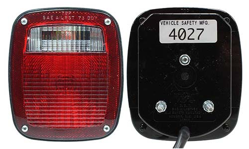 4027 3 Stud Universal Rear Combination Lamp