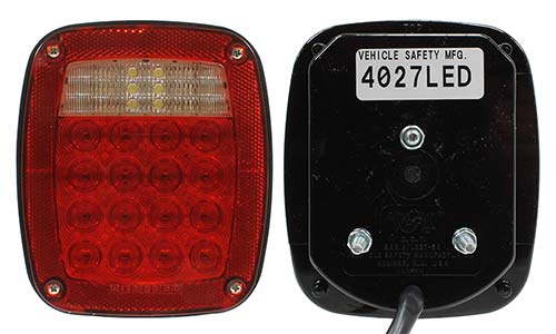 4027LED 3 Stud Universal LED Rear Combination Lamp