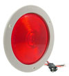 VSM4057 4-inch stop/tail/turn signal lamp with grey flange and pigtail harness