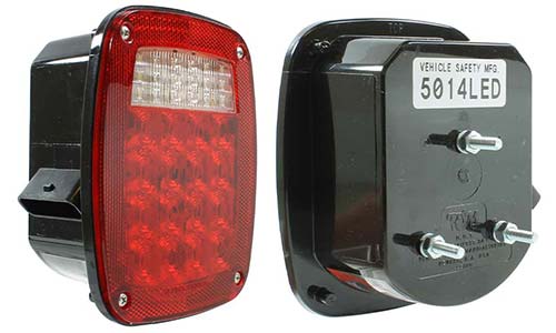 5014LED 3 Stud LED Rear Combination Lamp for Peterbilt, GM, and Oshkosh