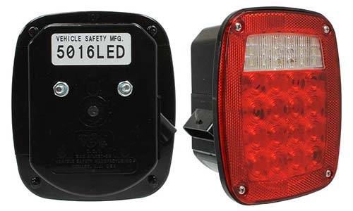 5016LED 2 Stud LED Rear Combination Lamp, Mack 14M052AM and 14M052M