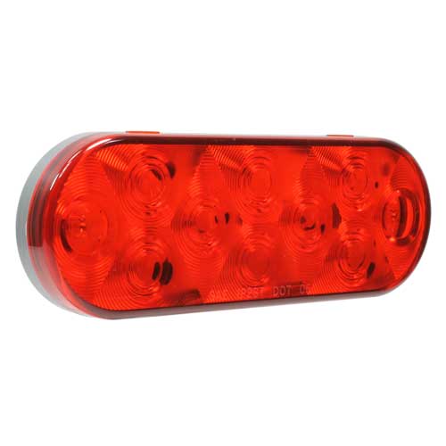 VSM6440 low-profile 6-inch 10-diode red stop/tail/turn signal lamp