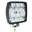 The VSM645 8-watt square work lamp assembly includes eight 1-watt-watt flood beam pattern LEDs