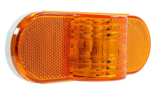 VSM6564A amber sealed 9 Diode LED auxiliary turn/marker lamp