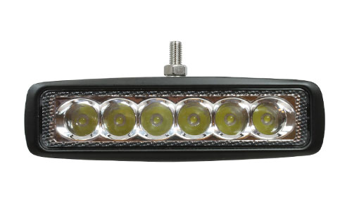VSM685 18-watt LED light bar with complete mounting hardware and two-wire harness