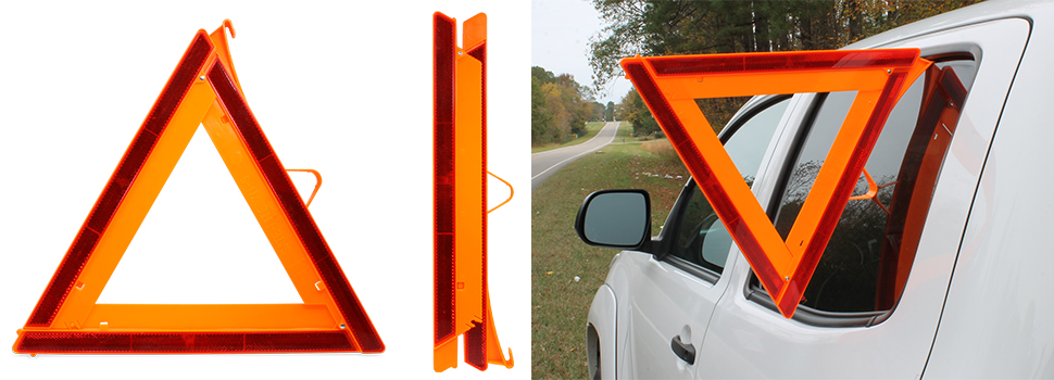 VSM 798 Fold-Up Window-Mount Caution Triangle