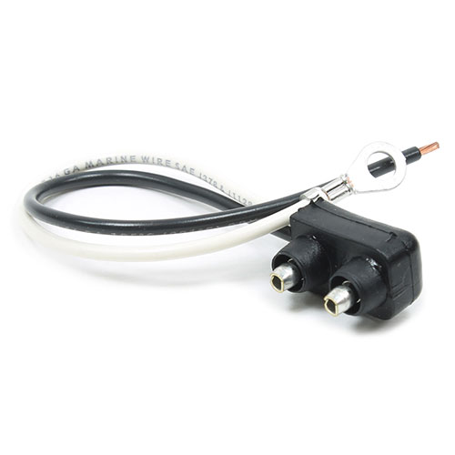 VSM9122 2-prong plug connectors for multiple LED and halogen heavy truck lamps.