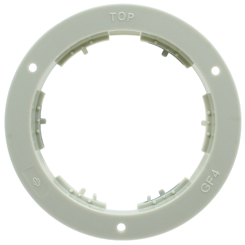 4-inch Grey Flange Mount. For all VSM4000 series incandescent and VSM4400 series LED lamps.