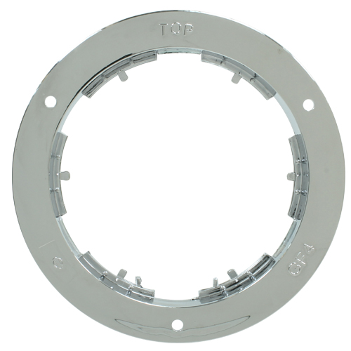 4-inch Chrome Flange Mount. For all VSM4000 series incandescent and VSM4400 series LED lamps.