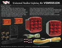 Universal LED Trailer Light System 5551DK