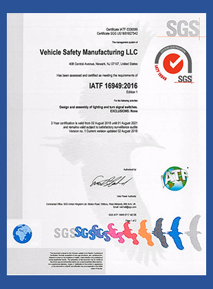 VSM IATF 16949:2016 certification