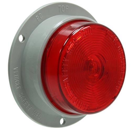 VSM1010SF 2.5-inch Red clearance/marker lamp with surface mount flange