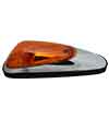 1355A Chrome Cab Marker Lamp with Amber Lens
