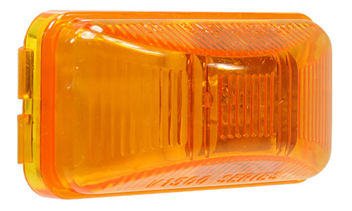 VSM1500A Amber Rectangular Sealed One Bulb Lamp
