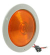 VSM4057A 4-inch stop/tail/turn signal lamp with grey flange and pigtail harness