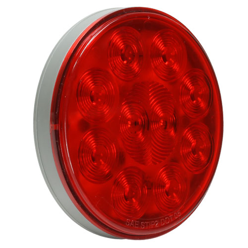 VSM4440 low-profile 4-inch 10-diode red stop/tail/turn signal lamp