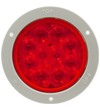 4457 10-Diode Red S/T/T Lamp with Grey Flange Mount