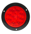 4458 10-Diode Red S/T/T Lamp with Black Flange Mount