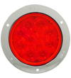 4459 10-Diode Red S/T/T Lamp with Chrome Flange Mount