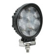 The VSM675 18-watt round work lamp assembly includes six 3-watt flood beam pattern LEDs